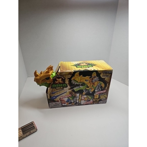 Other - Treasure X Dino Gold Battle Rex Dissection Toy Complete In Box